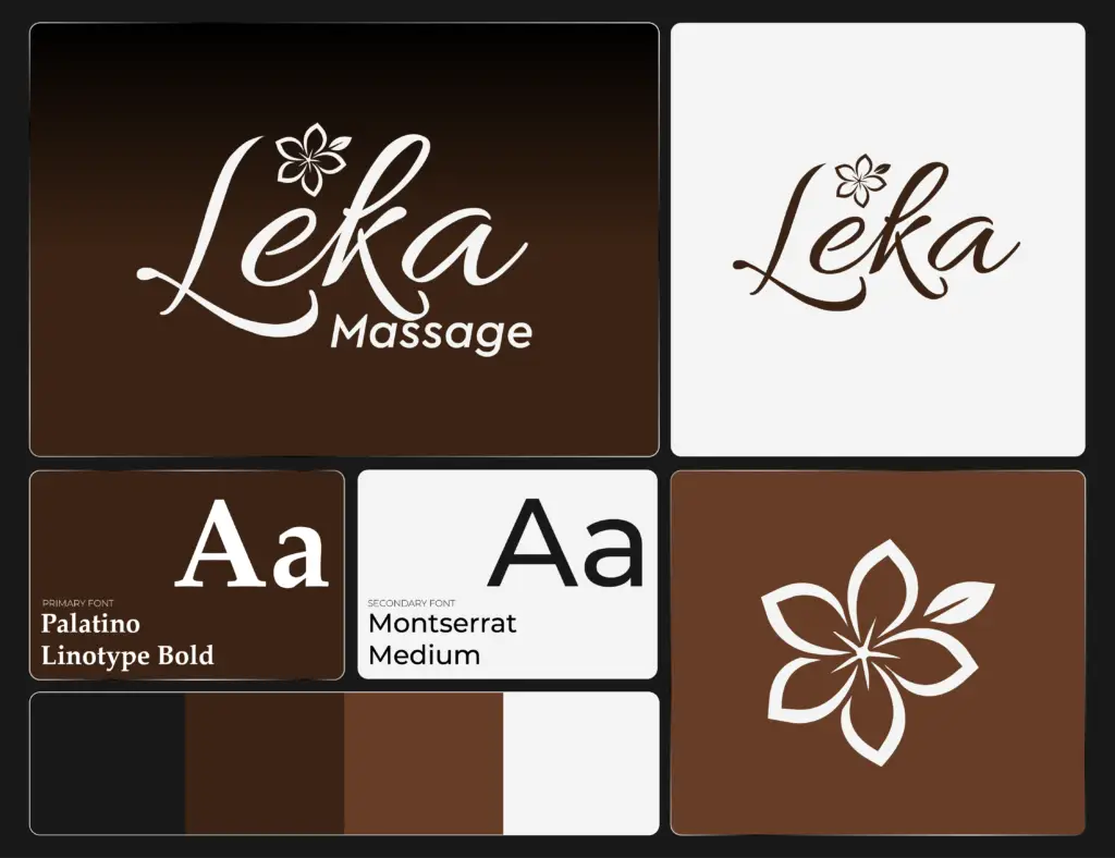Leka Massage Brand Identitiy